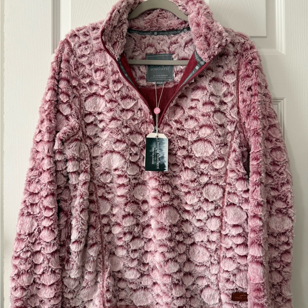 Simply Southern Plush Pink Pullover